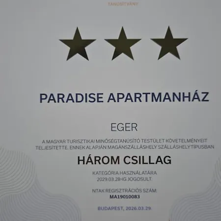 アパート Paradise Apartmanhaz *